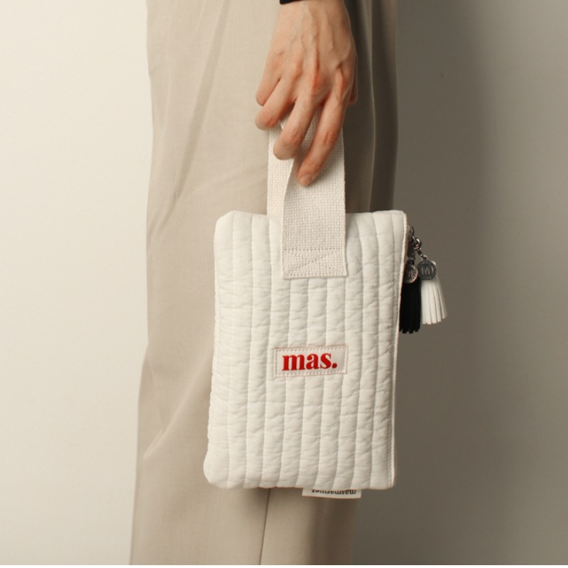 MASMARULEZ / Strap pouch _ Stitched cotton