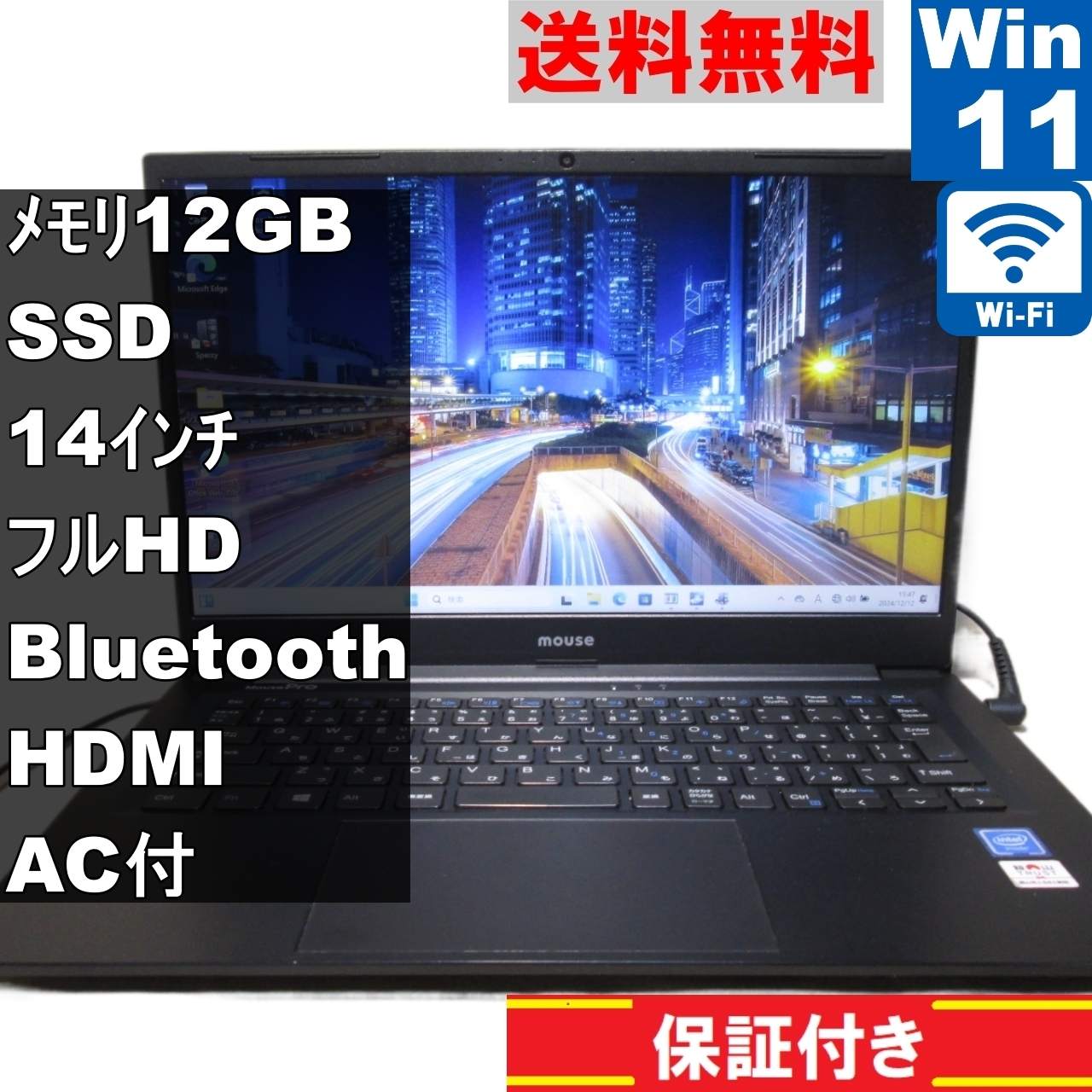 Pro-NB200【M.2 SSD搭載】　Celeron N4205U 1.8GHz　12GBメモリ　【Windows11 Home】Wi-Fi／長期保証 [91522]