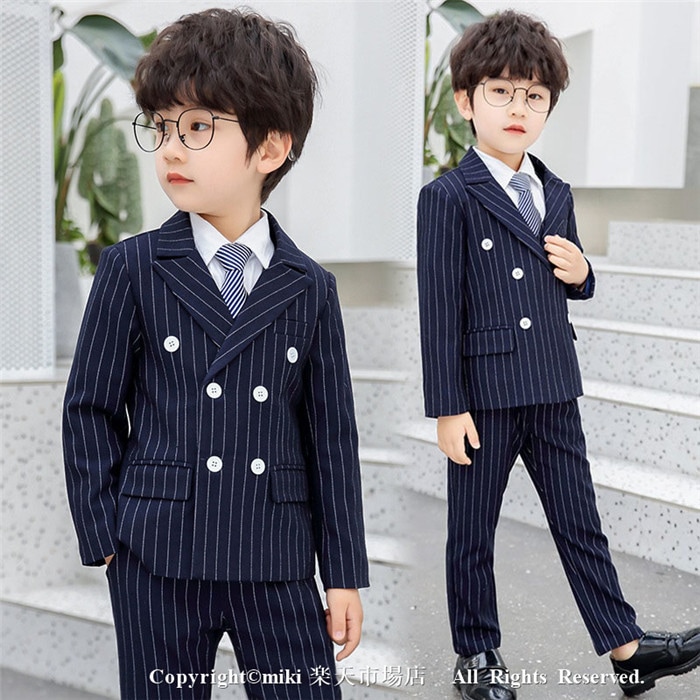 【ワイシャツ ネクタイおまけ! 5点セット フォーマルスーツ 男の子 キッズ 子供 ベスト タキシード ジュニア 入学式 入園式 卒業式 七五三 結婚式 発表会 誕生日 お食い初め お宮参り記念日 初