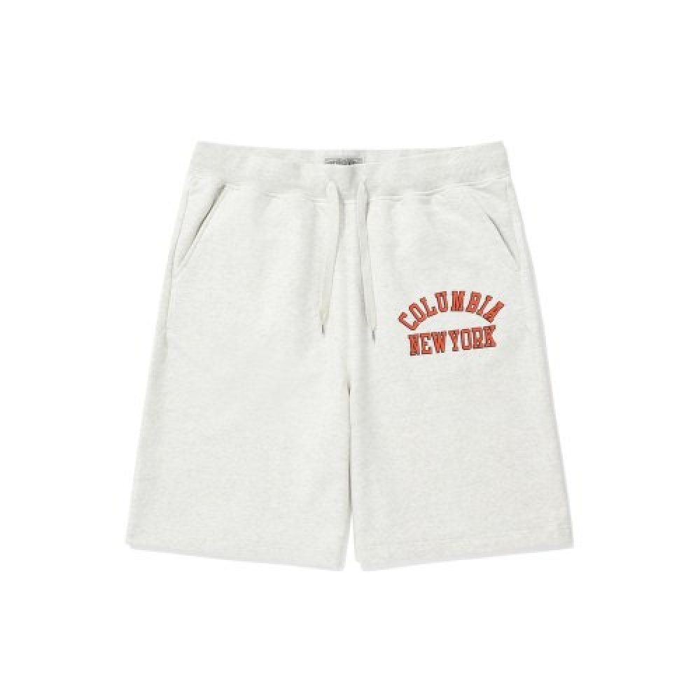コロンビア大学ニューヨークアーチロゴスウェットショーツオートミール