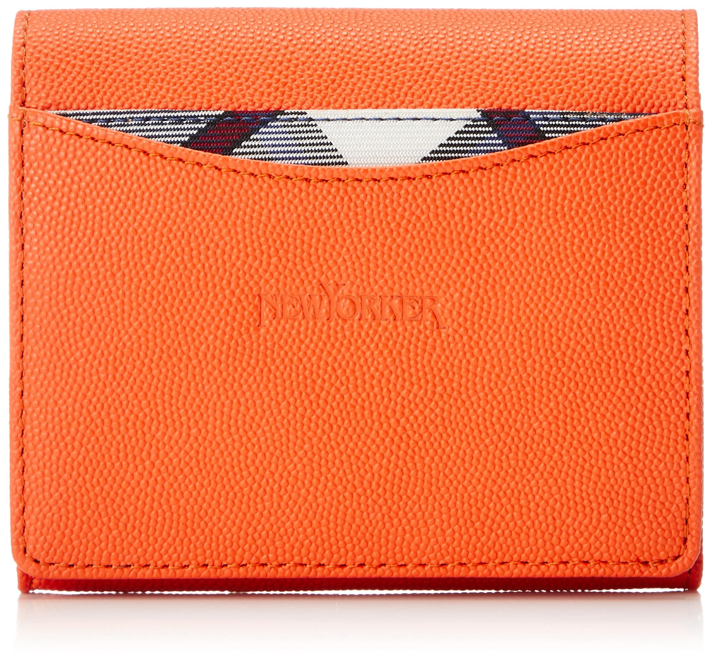 [ニューヨーカー アクセサリー] 二つ折り ボックス 小銭入れ アーチ NYP893 オレンジ