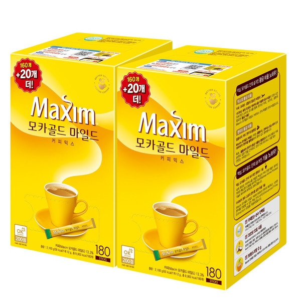 マキシムホワイトゴールドコーヒーミックス360本/コーヒー/モカゴールド