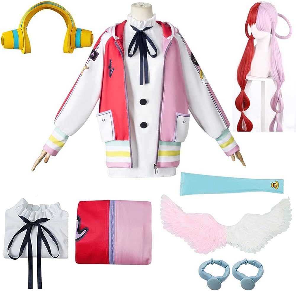 コスプレ衣装 ワンピース ウタ コスプレ パーカー 子供 服 劇場版 ONE PIECE FILM RED UTA 衣装 キッズ わんひ ーす うた こすぷれ コスチューム 子ども