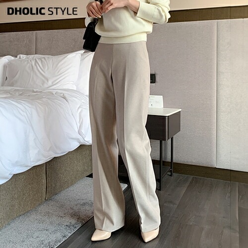 [メガ割りSALE]両起毛ワイドスラックス・p624321