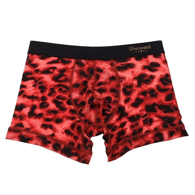 LEOPARD ボクサーパンツ [レッド]【3052442-RD】