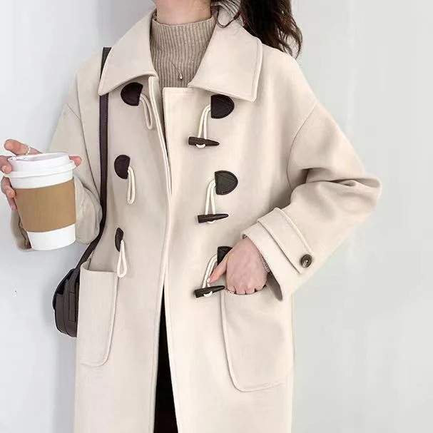 本日の商品秋冬コート 暖かい ロングコート ドジャケット チェスター 防寒 トレンド アウター レディース トレンチコート チェスター