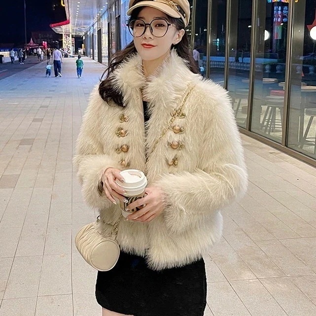 新品セール アウター気質 感 皮毛一体 裏起毛 アウター ジャケット トップス おしゃれ ファッション 防寒カジュアアウター 厚手 裏起毛 開き襟 福袋