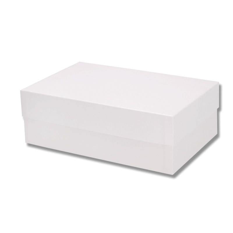 （まとめ買い）シモジマ HEIKO 箱 貼り箱 NO.5 スノー 1個 内寸160x250x高85mm ギフトボックス 006868445 [x3セット]