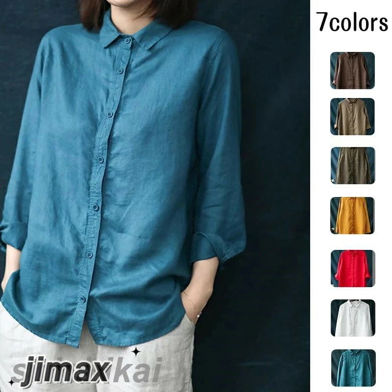 ビッグシルエット シャツ ブラウス 体型カバー ラウンドヘム レディース 春 夏 秋 長袖 テレワーク リモートワーク フォーマル オフィス ワンマイルウェア ホワイトデー