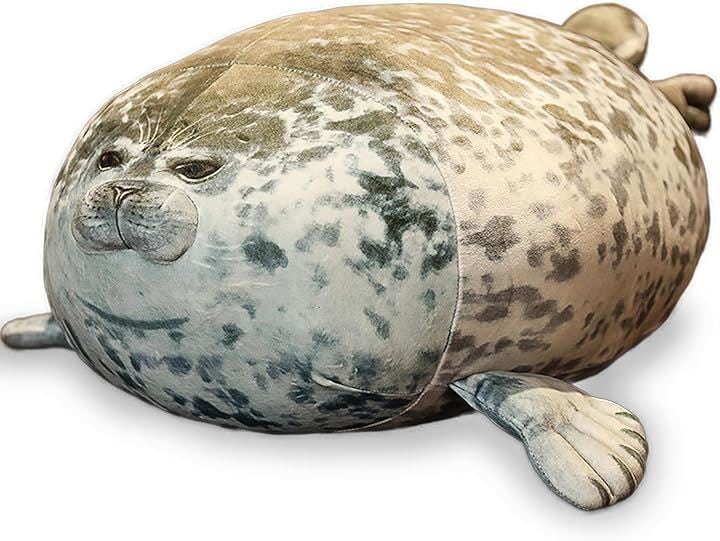 あざらし アザラシ ぬいぐるみ グッズ もちもち クッションふわもち 抱き枕 大きい 動物 だき枕 かわいい 子供 タマザラシ(アザラシ, 70cm)