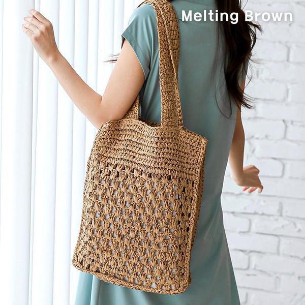 女性リゾートバッグ ラタンバッグ ラタンショルダーバッグ