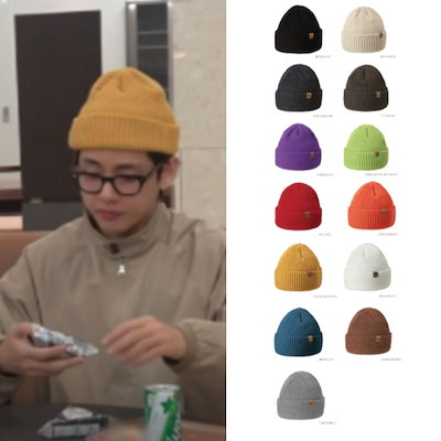 【BTS テテ着用】undercover ニットキャップ グレー 10color ニットキャップ TNP正規品 BTS テテプライベート 着用