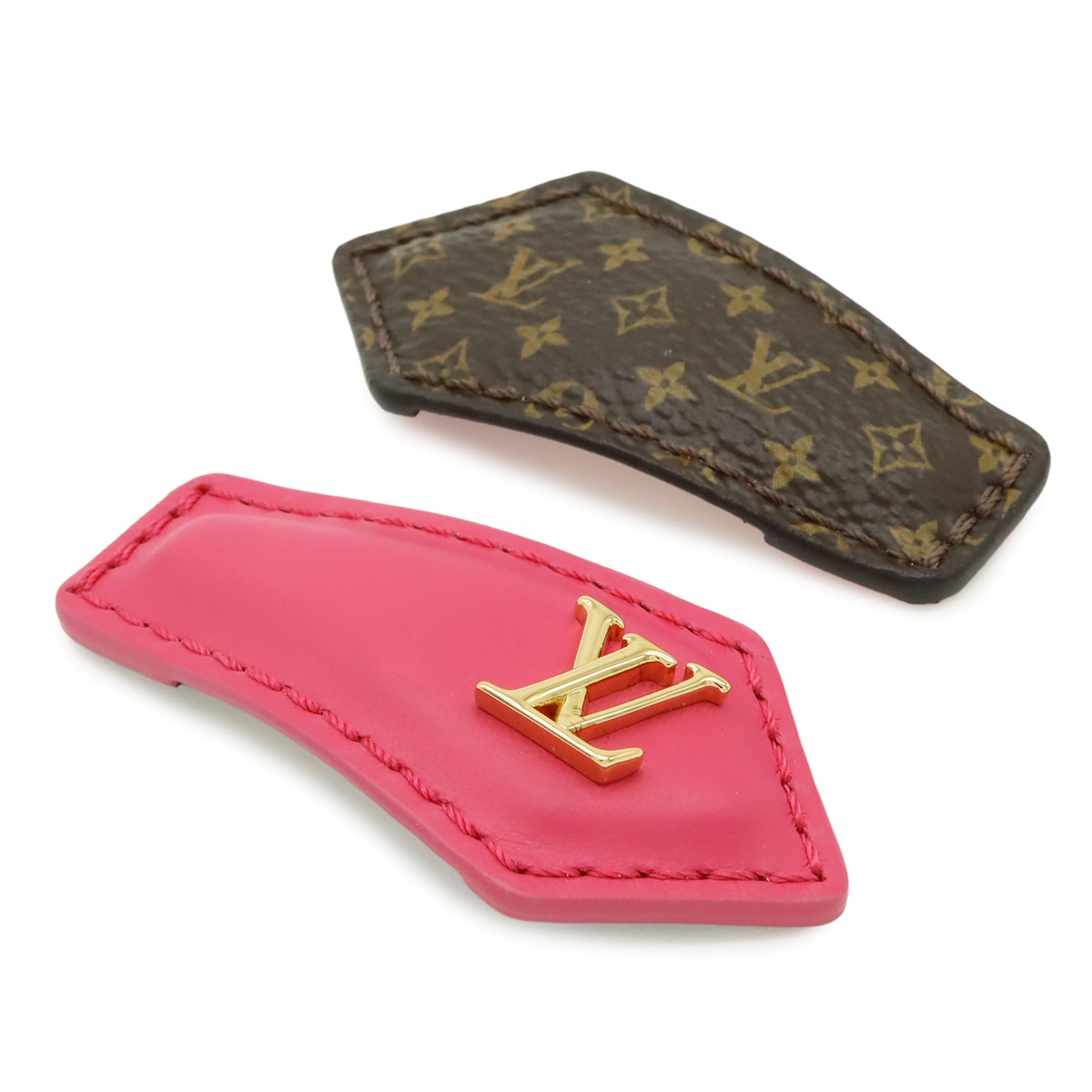 セット2 バレッタ LV バックステージ ミニ ヘアピン 髪留め ヘアアクセサリー 2個セット 村上隆 ローズ M0237