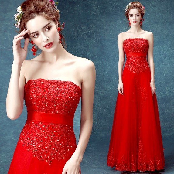 カラードレス ロング 安い 演奏会 結婚式 フォーマルドレス 二次会 花嫁 ウエディングドレス 発表 7,648円