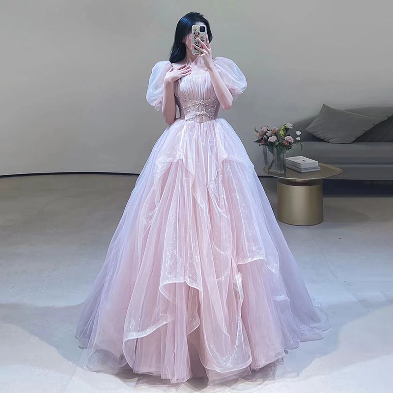 結婚式ドレス ロング 個性的 パーティードレス 二次会 お呼ばれ Aライン レース レディース ワンピース 大人 20代 30代 40代 結婚式 披露宴 演奏会 ホスト パーティー