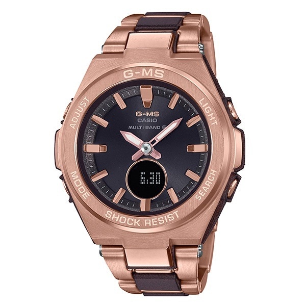 カシオ CASIO 腕時計 レディース MSG-W200CG-5AJF BABY-G クォーツ ブラ