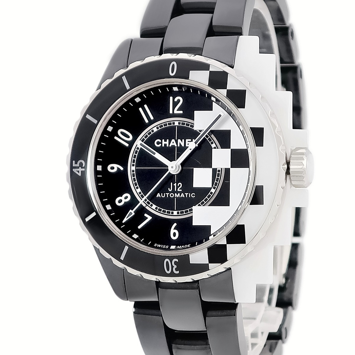 J12 サイバネティック 38mm H7988 自動巻き メンズ シースルーバック 2トーン cal.12.1 アラビア コンビ 3年保証