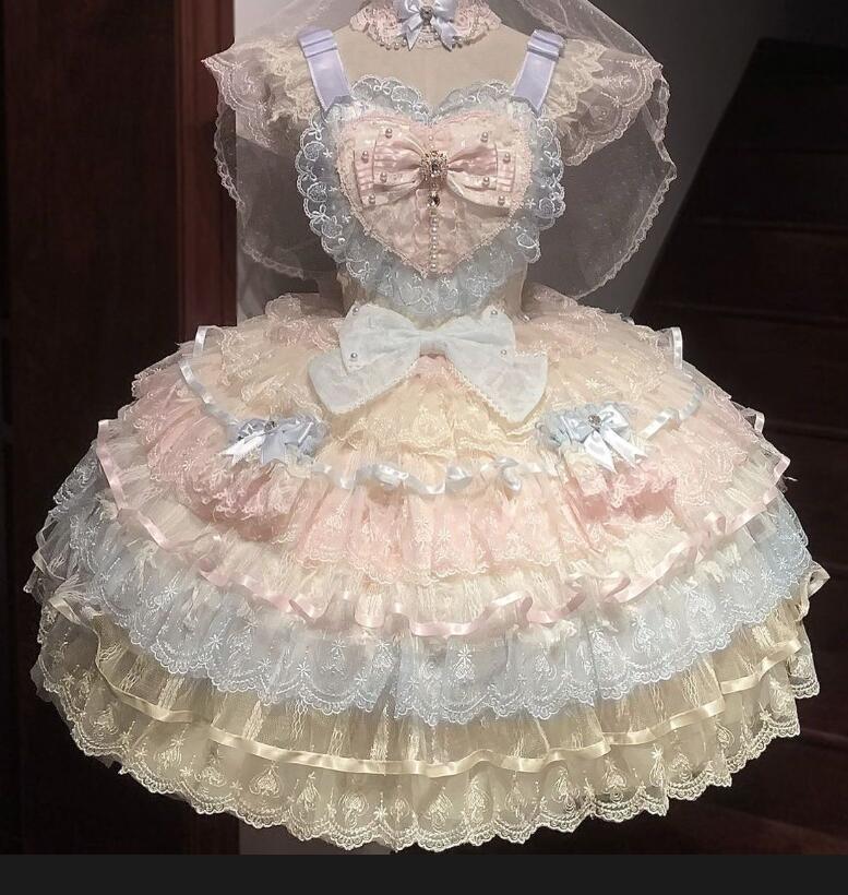 レディースファッション LOLITA ロリータ ゴスロリ コスプレ ワンピースメイド服 コスチューム 文化祭 学園祭 衣装 ハロウィン おすすめ 可愛い 仮装