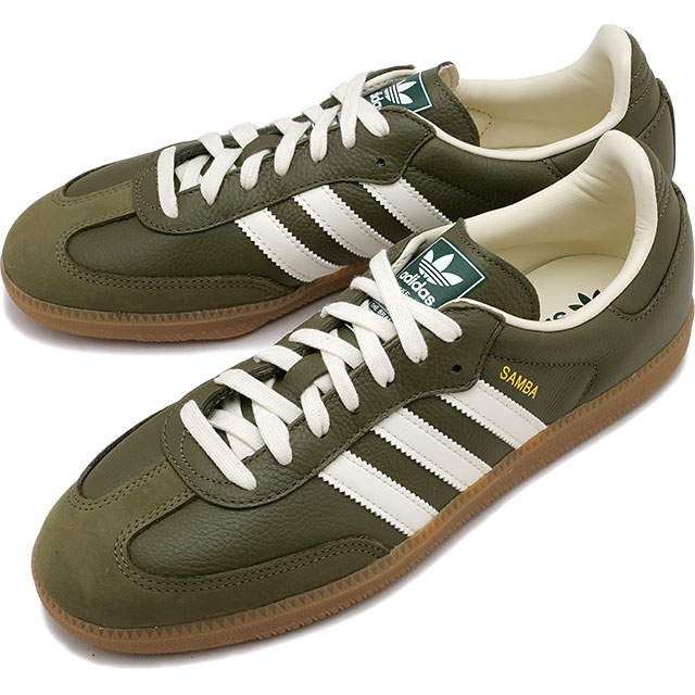 オリジナルス Originals スニーカー サンバ OG [JR0890] SAMBA OG メンズ・レディース シューズ ミディアムダークカーキ/オフホワイト/ガム 正規取扱店