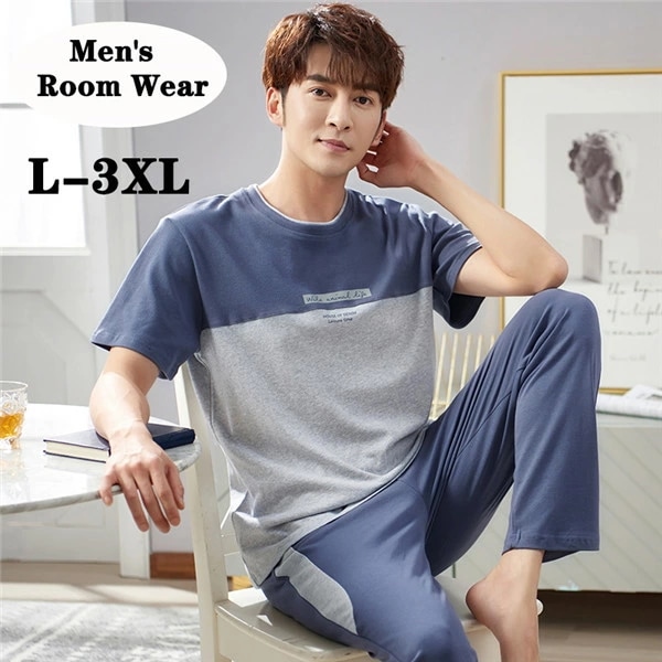 結婚祝い 部屋着 ギフト 寝間着 リラックスウェア プレゼント 父の日 ナイトウエア お家時間 長ズボン 長パンツ 半袖 メンズ