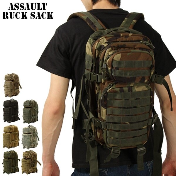 YMCLKYオリジナルアサルトリュック ミリタリーバッグ リュックサック リュック デイパック バッ 5,612円