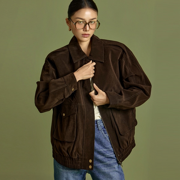 J2841 スエード ジャンパー