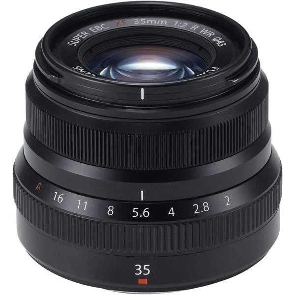 【中古】フジフィルム FUJIFILM 単焦点標準レンズ XF35mmF2R WR B ブラック