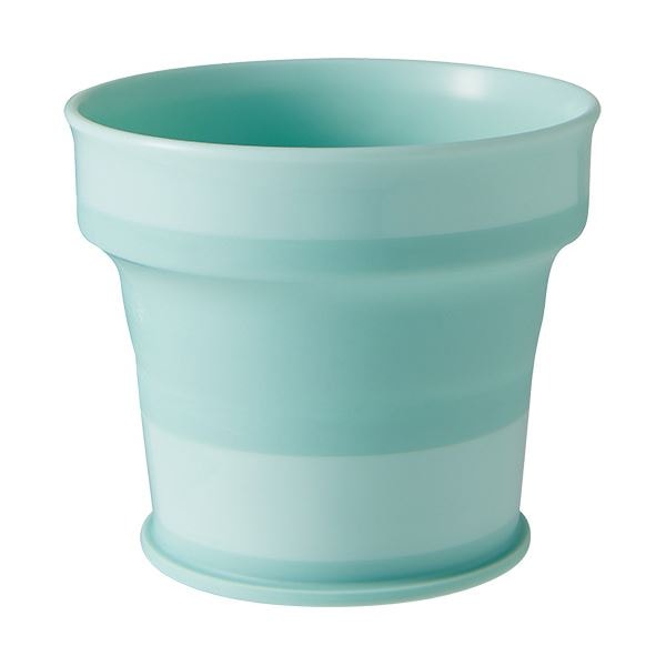 （まとめ）おりたたみ うがいコップ UGAI cup 120ml ミントグリーン 1個[x5]