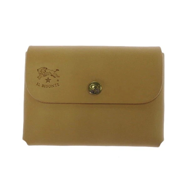 カードケース メンズ レディース C0855-P-120 ベージュ 本革 レザー