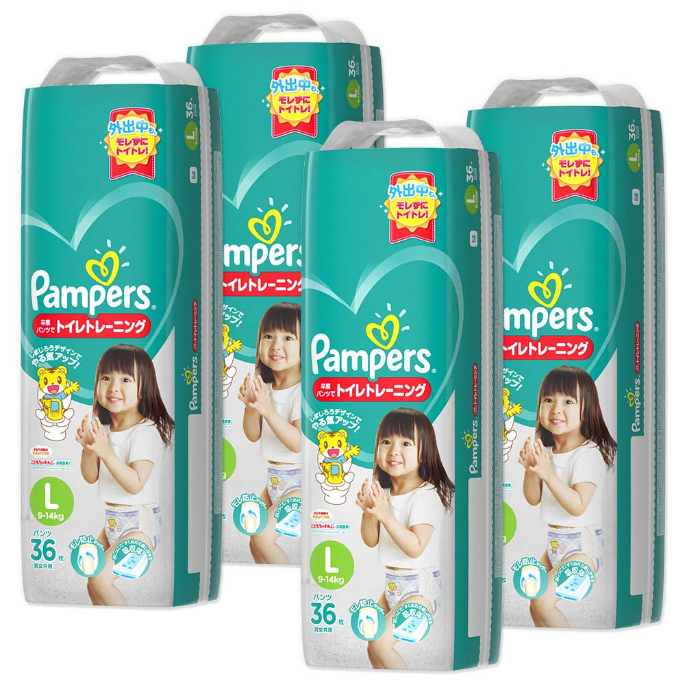 【パンツ Lサイズ】パンパース オムツ 卒業パンツ (9~14kg) 144枚(36枚×4パック) [ケース品] 5,004円