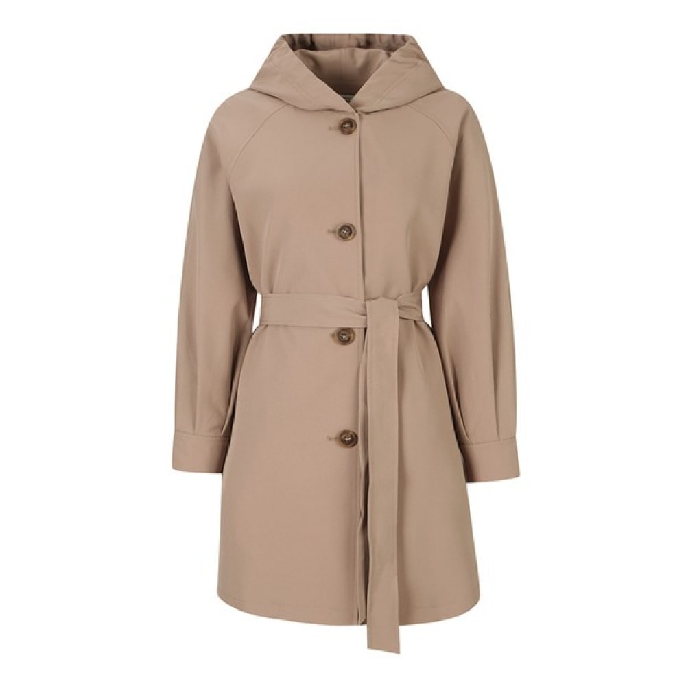 [ベスティヴェリ] フード付きハーフトレンチコート（BGNAB2603）