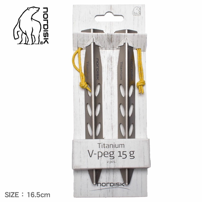 TITANIUM V-SHAPE PEG 15g 119035 ペグ