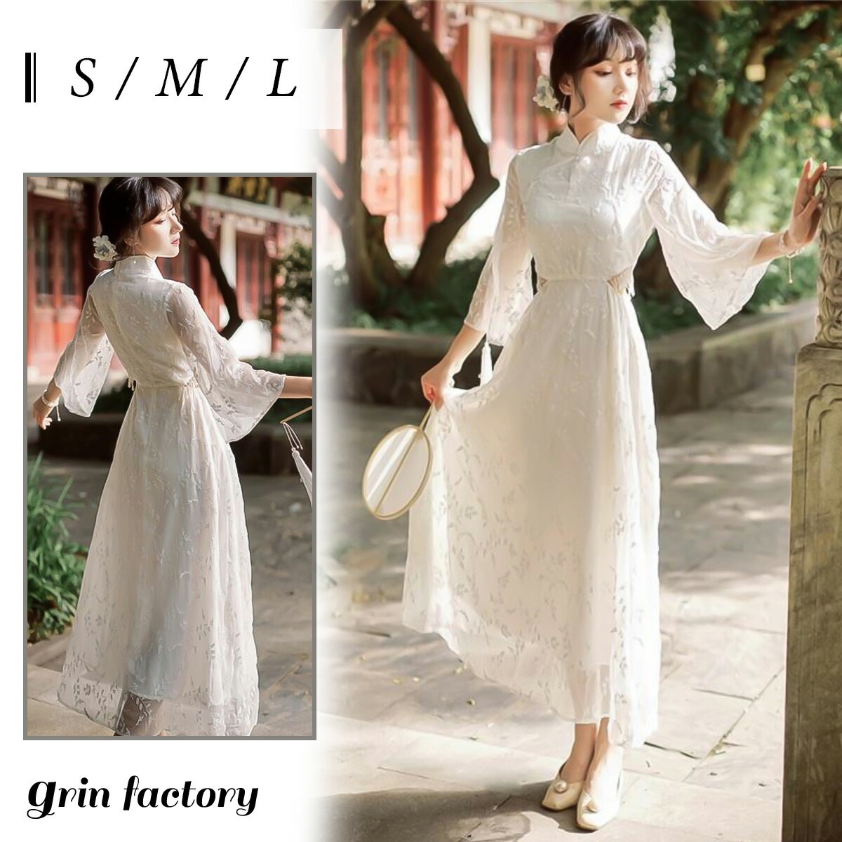 美品　Foxey フォクシー　ドレス　フレアワンピース　花柄刺繍　リボン　38 美品 Foxey フォクシー ドレス フレアワンピース 花柄刺繍