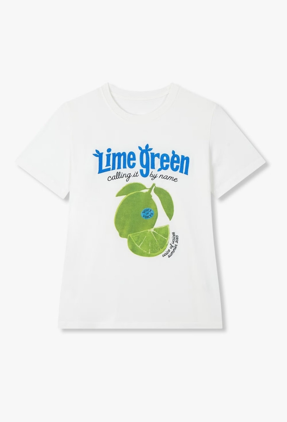 ライム プリント ハーフ スリーブ Tシャツ