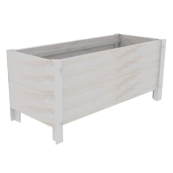 旭興進 aks35202 エクスプラスタイリッシュプランター800 ホワイトオーク(WK) メーカー直送