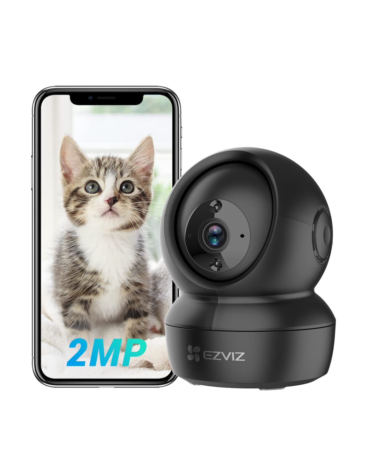 EZVIZ ペットカメラ 見守りカメラ 監視カメラ 防犯カメラ 室内 24時間 留守番カメラ ウェブカメラ 1080P 360度カメラ スマートカメラ 遠隔カメラ 介護カメラ 赤ちゃん 子供 犬 猫