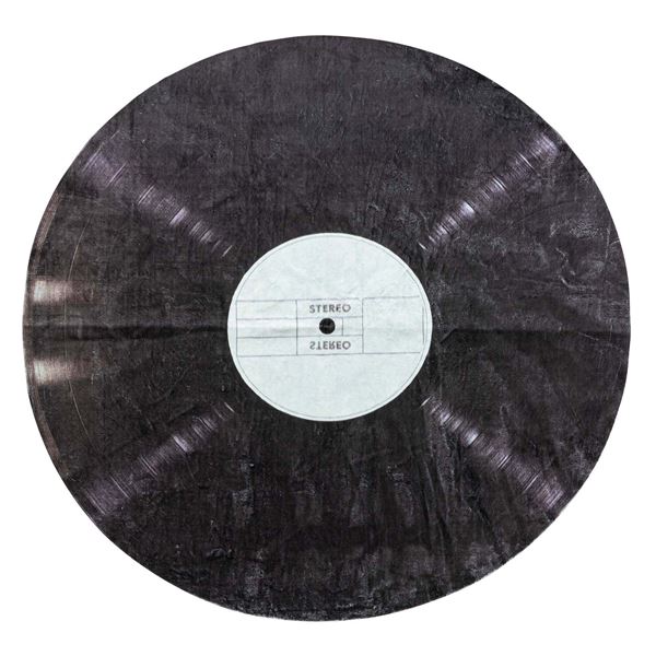 ラグ 約φ140cm 裏面スベリ止め加工