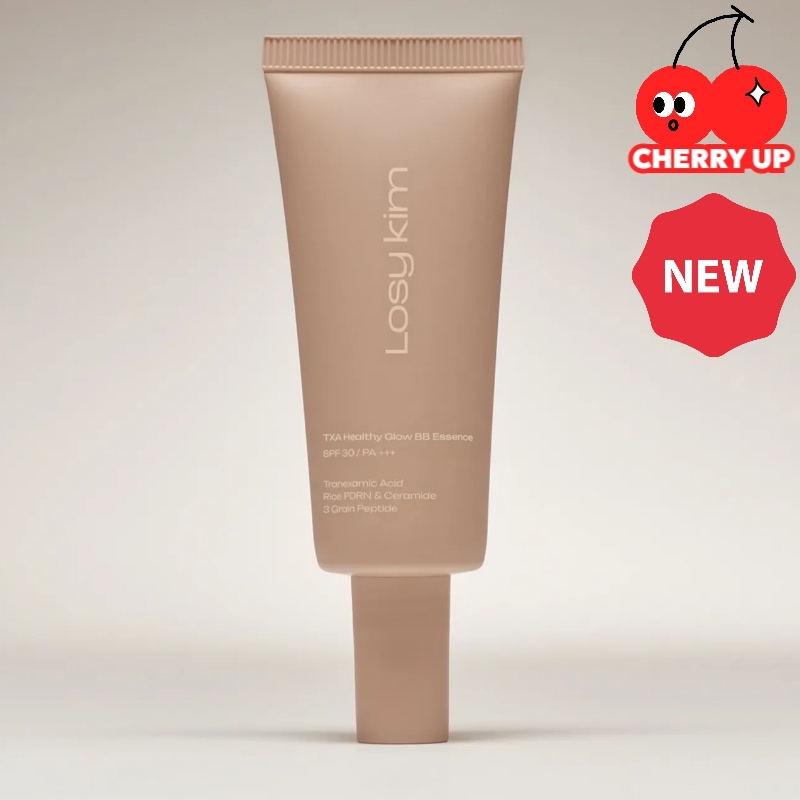【losy kim new 最新】 ロジキム TXA トラネキサム酸 ヘルシーグロウ BBエッセンス 40ml（3色展開）韓国人気BBクリームツヤ肌 ベースメイク 韓国コスメ ナチュラルカバー トーン