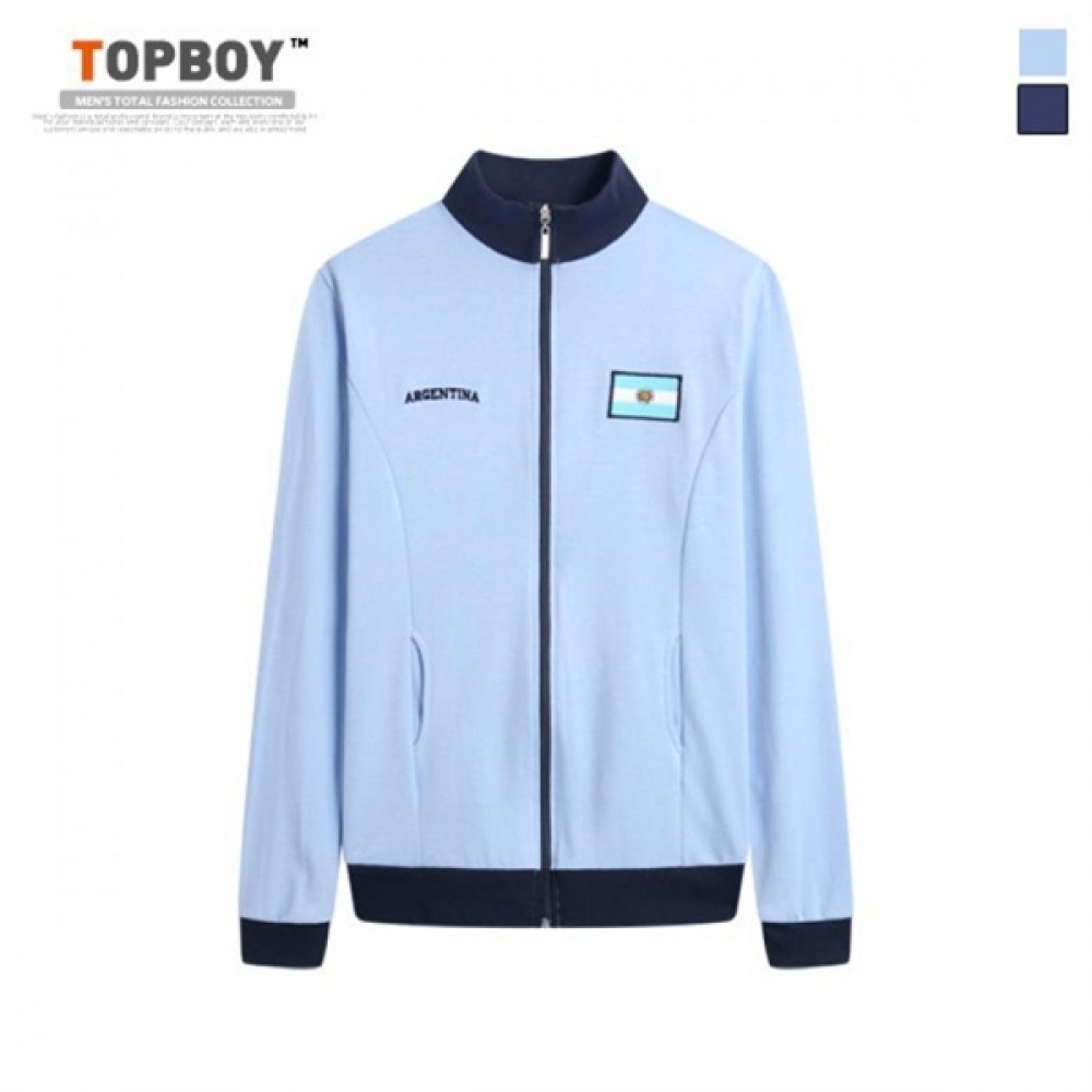(トップボーイ) アルゼンチン刺繍入りジップアップジャンパー (DG086) 5,437円