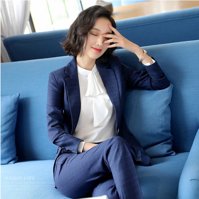 激安な チェック柄スーツ フォーマ スーツ 2点セット 洗える リクルートスーツ ビジネススーツ レディース パンツスーツ カラー ジャケット ズボン Www Solidarios Org Br