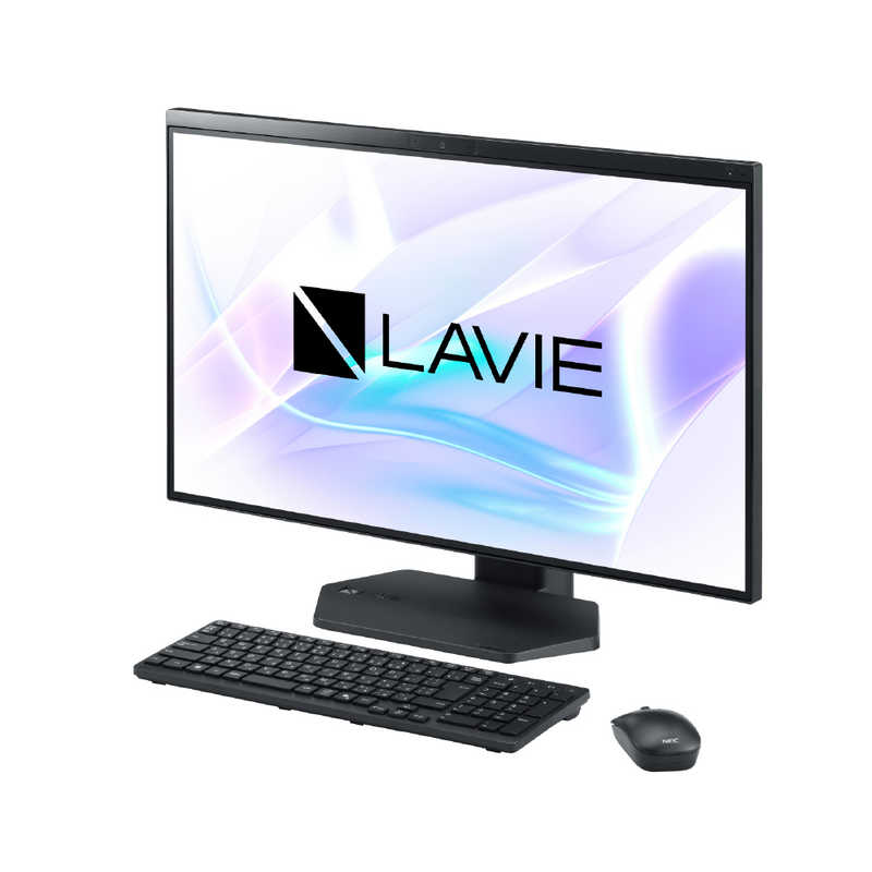 NEC　デスクトップパソコン LAVIE A27 [ 27型 / Win11 Home / Core i7 / メモリ16GB / SSD512GB ] ファインブラック　PC-A2795LAB