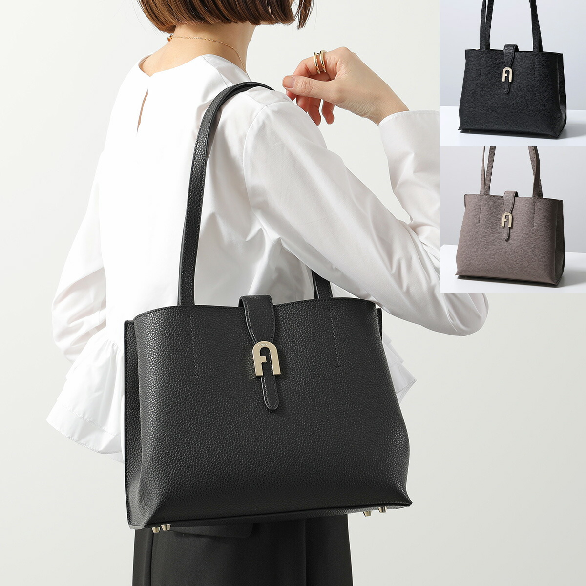 Furla フルラ トートバッグ MIASOFIA ミアソフィア WB01828 BX3632 レディース メタルアーチロゴ レザー 鞄 カラー2色