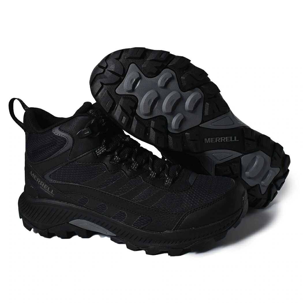 MERRELL スピード ストライク 2 ミッド ウォータープルーフ SPEED STRIKE 2 MID WATERPROOF "BLACK" ( 黒 ブラック J037833 )