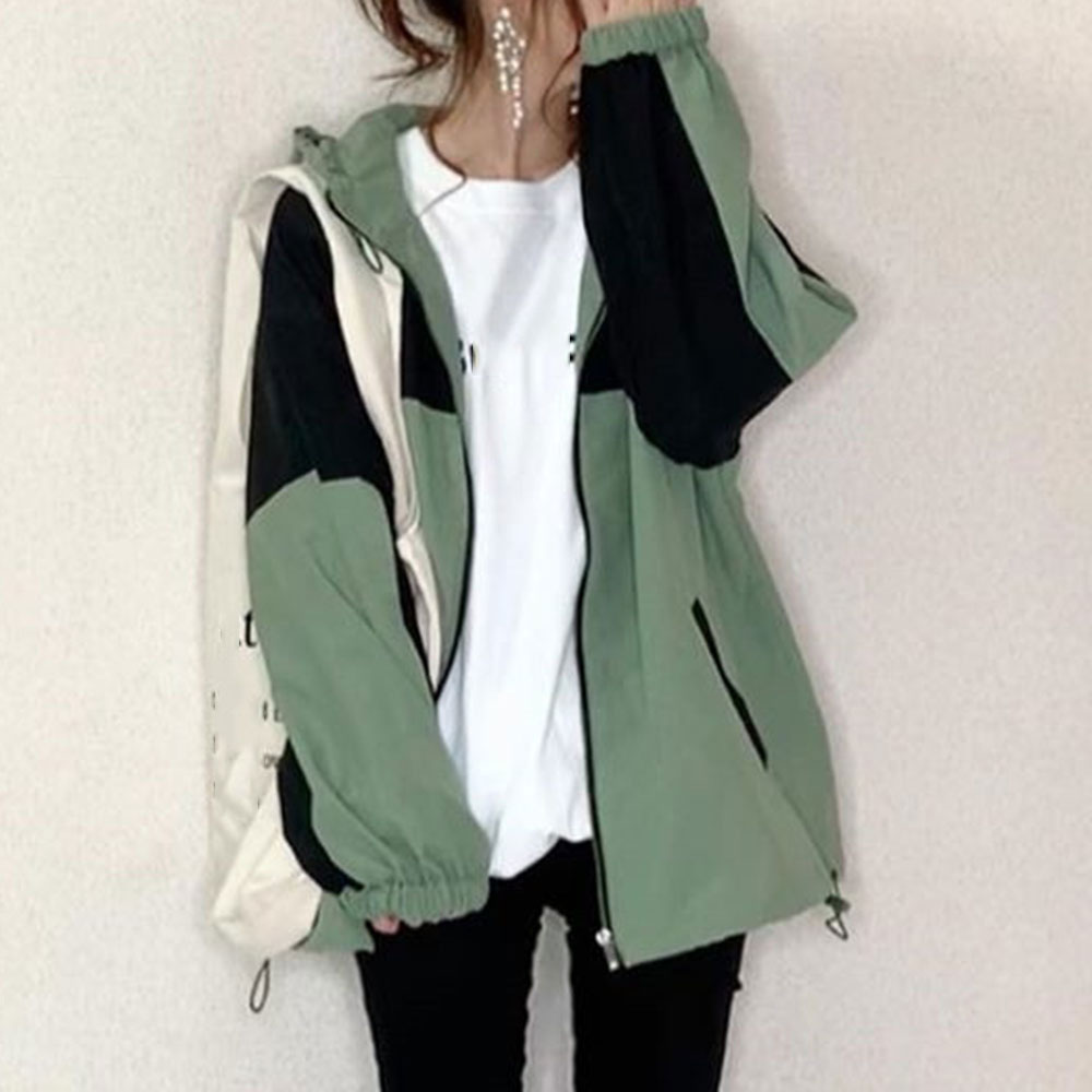 【流行に流されないデザイン】 配色切り替えジャケット