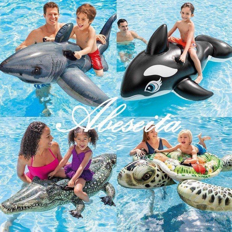 特惠价期間超大浮き輪 大人用 子供 フロート サメ ワニ イルカ シャチ カメ 大型 オシャレ 海 水遊び 安い うきわ 水遊び 海
