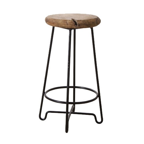 ハイスツール TTF-905B 【 おしゃれ 椅子 アイアン 背もたれなし インテリア雑貨 リビング家具 アンティーク レトロ 腰掛 いす チェアー 】