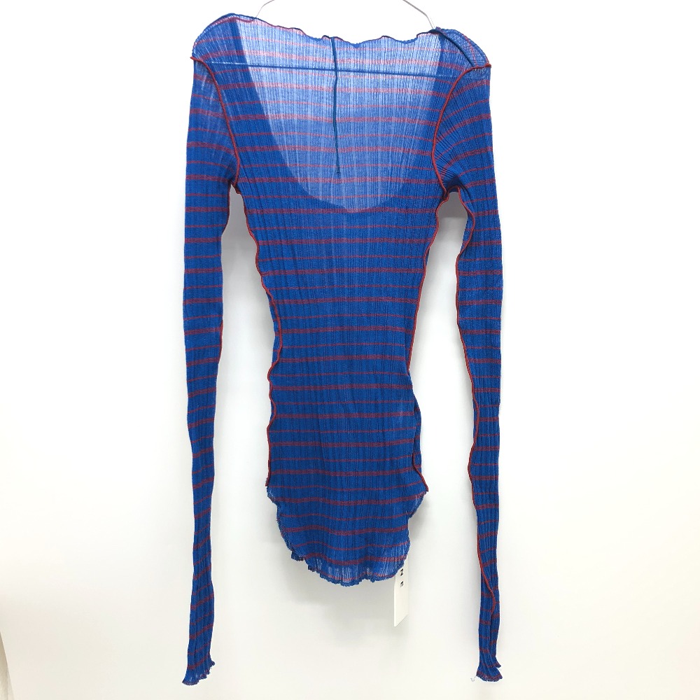 IRENE アイレネ ロングＴシャツ ボーター ニット 長袖 アパレル トップス ブルー