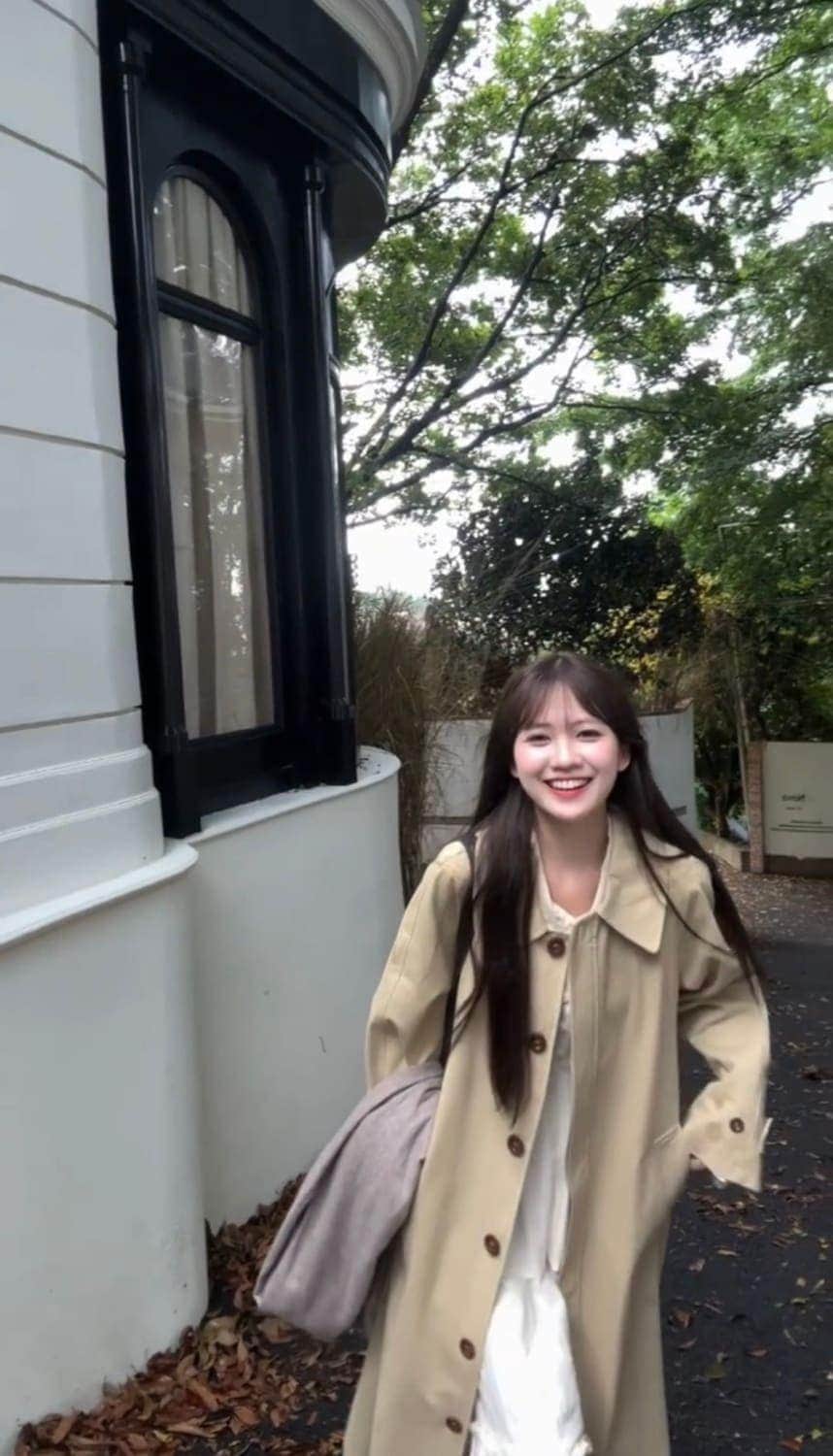 人気アウター 韓国ファッション めてシンプルな少女韓系開襟パーカー新作カーキのシルエットミディアム気品コート
