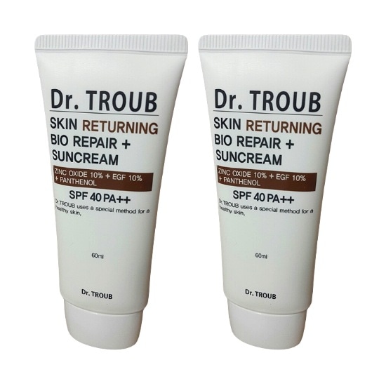 [1+1]Dr.Troub バイオリペア サンクリーム 60mL [SPF40 PA++]