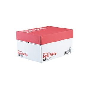 （まとめ）PPC PAPER High WhiteA4 1箱(5000枚:500枚10冊) (2セット)